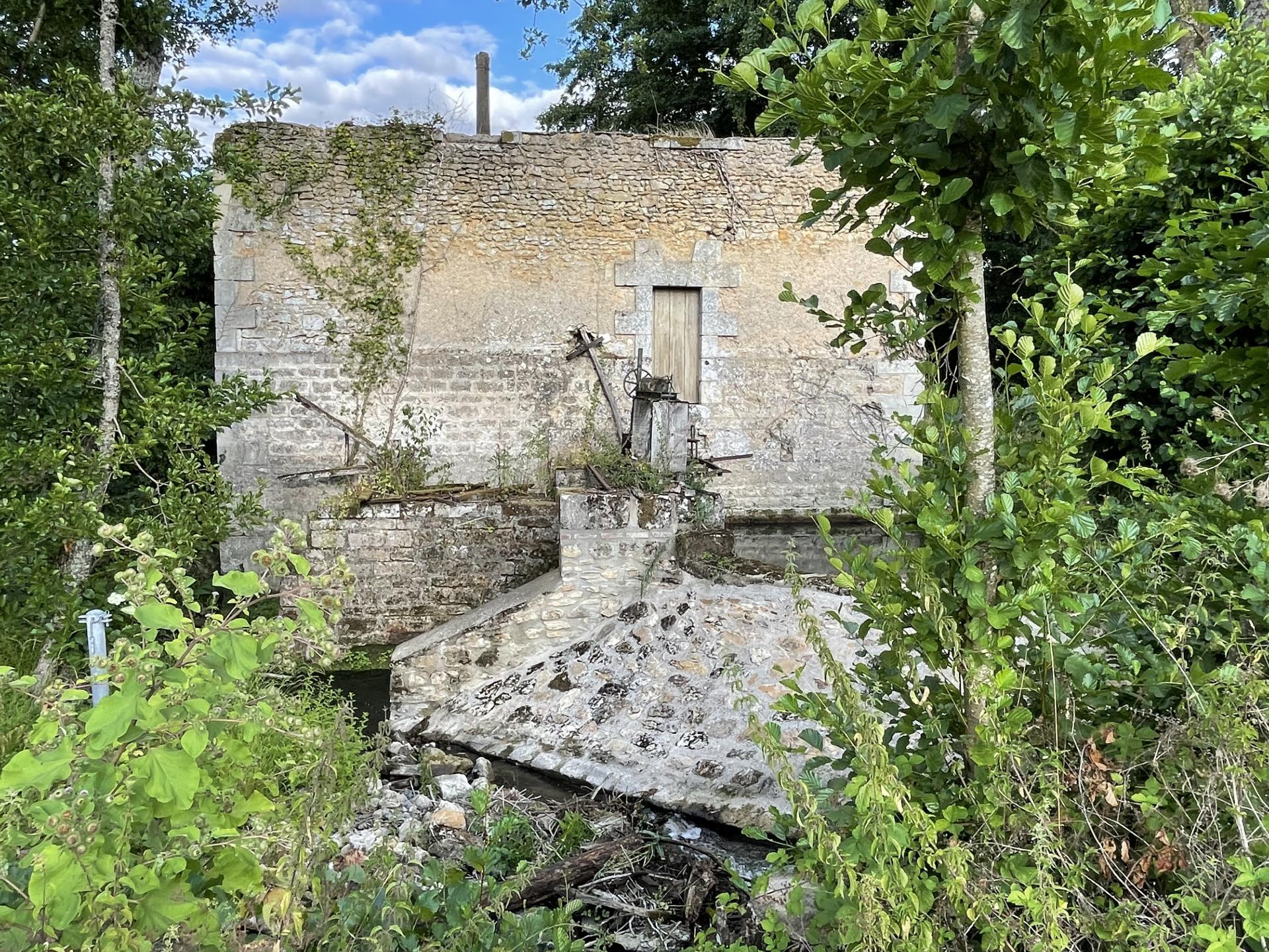 Contemplez les ruines du moulin du 15ème siècle