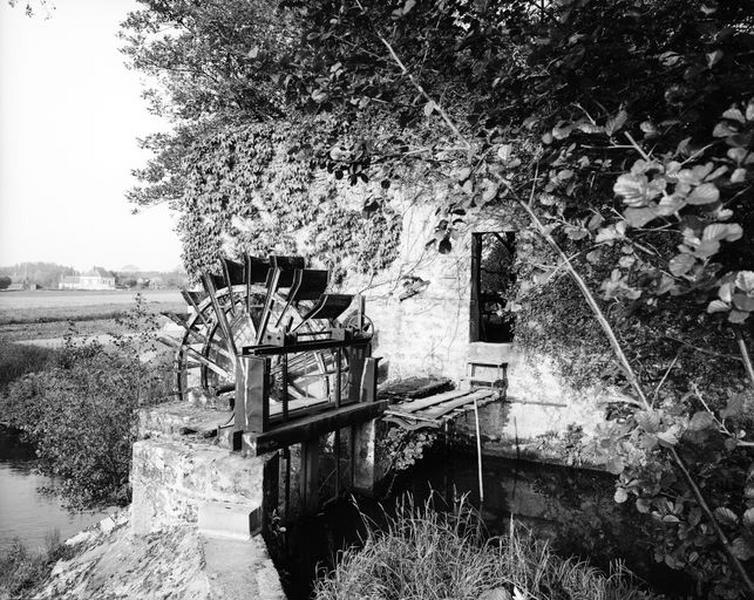 La roue du moulin en 1975